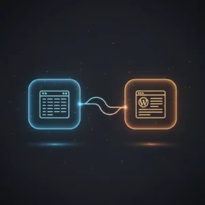 n8n workflow automating blog post creation from Google Sheets with OpenAI and WordPress publishing