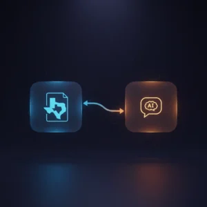 n8n workflow automating Texas tax code chatbot with AI embeddings, vector search, and language model integration