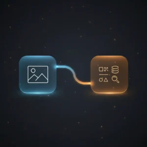 n8n workflow automating AI-powered image object detection, cropping, CDN upload, and Elasticsearch indexing