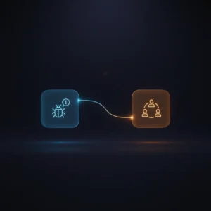 n8n workflow automating bug classification and team assignment in Linear using GPT-4 and Slack notifications