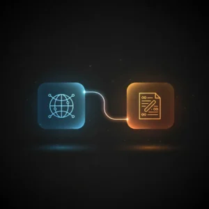 n8n workflow automating web page HTML to markdown conversion and link extraction via Firecrawl.dev API