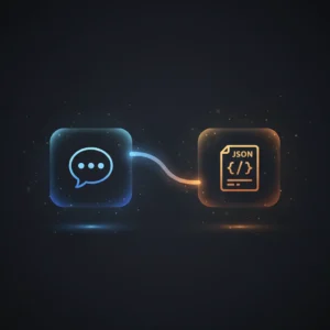 Isometric n8n workflow extracting structured personal data from chat messages using Mistral NeMo LLM on Ollama