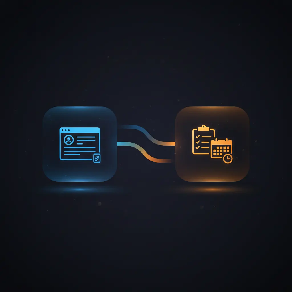 n8n workflow automating job application processing, AI candidate evaluation, interview scheduling for Automation Specialist role