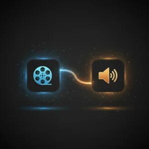 n8n workflow automating AI video narration by extracting frames, generating scripts, converting to speech, and uploading audio