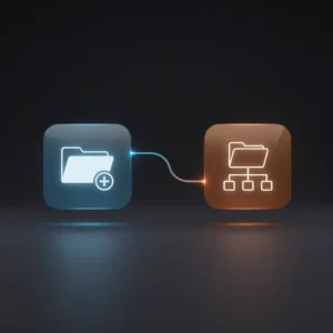 n8n workflow automating local file organization using AI-driven categorization and shell commands