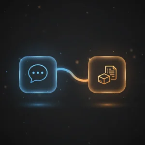 n8n workflow diagram for WooCommerce personal shopper chatbot using OpenAI, Google Drive, and Qdrant vector search