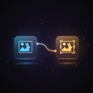 Annotated image showing rabbits detected with bounding boxes using Gemini 2.0 in an n8n workflow