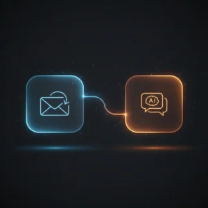 n8n workflow automating email reading, AI summarization via Openrouter, and sending summaries to Line messenger