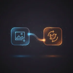 n8n workflow automating Twitter banner update by downloading image from Unsplash and uploading via Twitter API