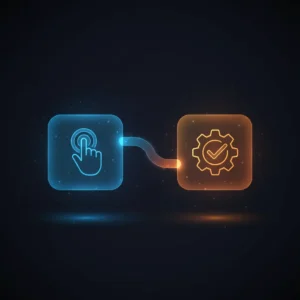 n8n workflow with manual trigger node linked to CircleCI node for on-demand CI/CD pipeline control