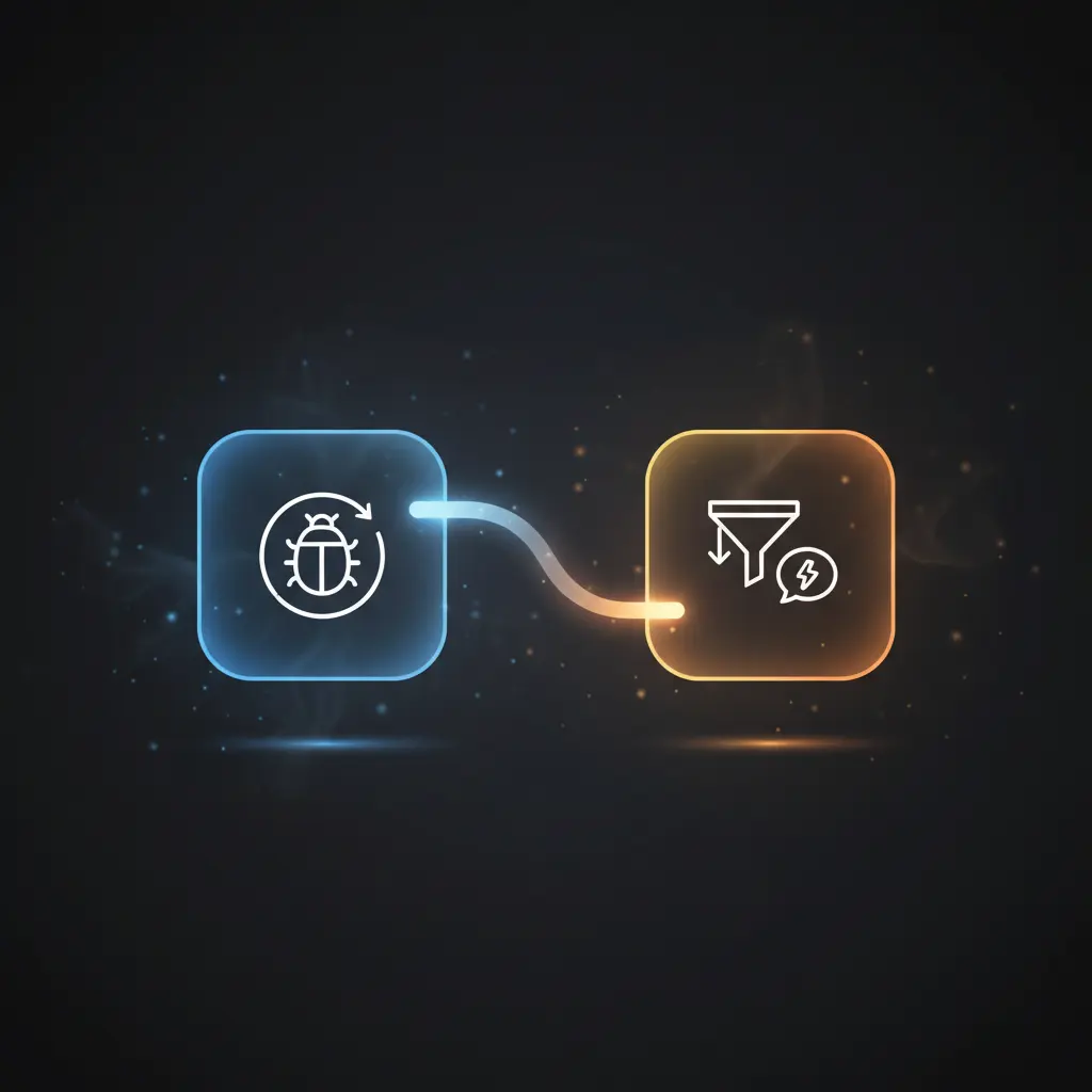 n8n workflow automating urgent bug alerts from Linear to Slack channel with filtering and mock data testing