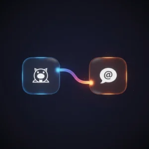 n8n workflow automating GitHub notifications monitoring and sending summaries to Discord channel every minute