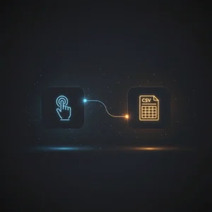 n8n workflow retrieving all executions, converting to CSV, and placeholder for storage automation