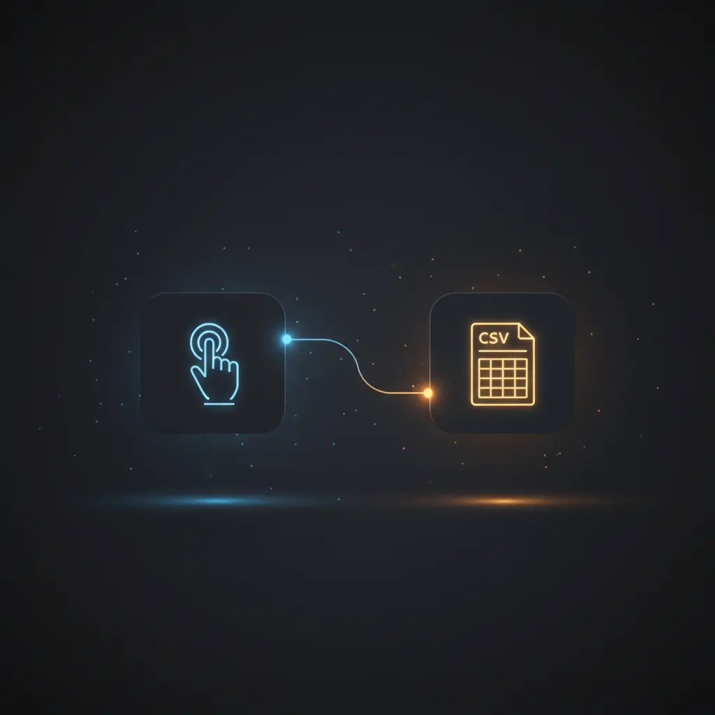 n8n workflow retrieving all executions, converting to CSV, and placeholder for storage automation