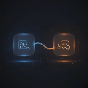 n8n workflow automating DingTalk notifications for new Azure DevOps Pull Requests with MySQL user mapping