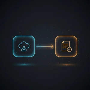 n8n workflow automating PDF download, ConvertAPI PDF to PDF/A conversion, and local file saving