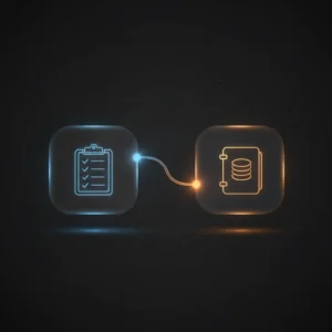 Diagram of n8n workflow syncing Asana tasks with Notion database for task management automation