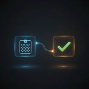 n8n workflow diagram showing manual trigger and Python node for TOTP 6-digit code validation