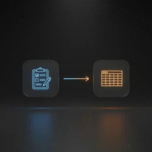Isometric illustration of an n8n workflow automating customer feedback collection, sentiment analysis with OpenAI, and Google Sheets logging