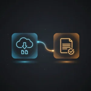 n8n workflow automating download, merging of two remote PDFs via ConvertAPI and saving merged PDF locally