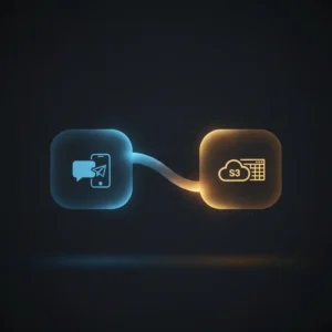 n8n workflow automating image upload from Telegram to AWS S3, text extraction with AWS Textract, and data storage in Airtable