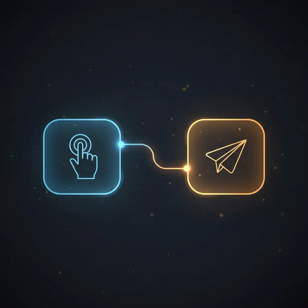 n8n workflow automates full-page website screenshot capture and sends it to Telegram chat via bot