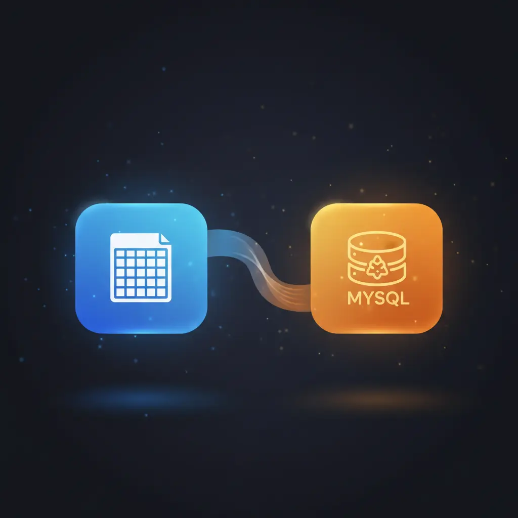 n8n workflow automating weekly import of book titles and prices from Google Sheets to MySQL database