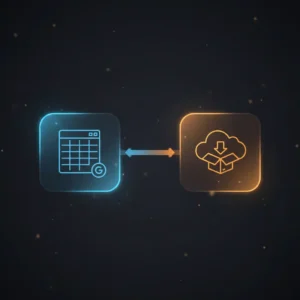 n8n workflow automating Google Sheet to Excel conversion and Dropbox upload every 15 minutes