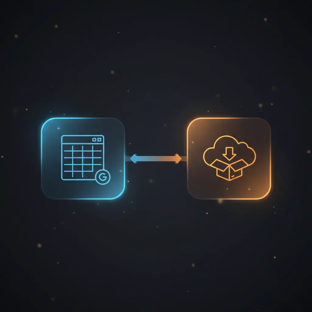 n8n workflow automating Google Sheet to Excel conversion and Dropbox upload every 15 minutes