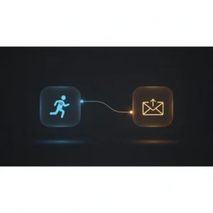 n8n workflow monitoring Strava activity daily and emailing accountability team if below 30 min moving time