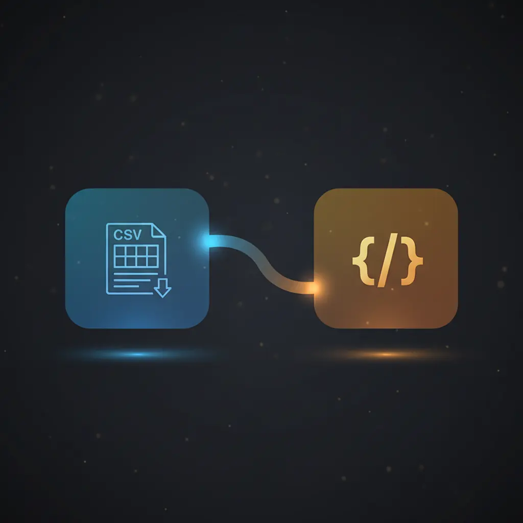 n8n workflow manually triggers reading and parsing of CSV file into JSON format