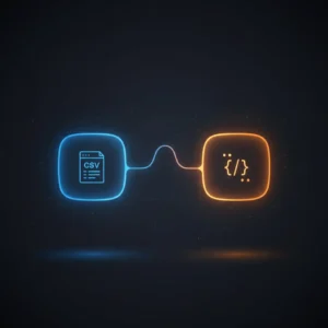 n8n workflow manually triggers reading and parsing of CSV file into JSON format for data automation