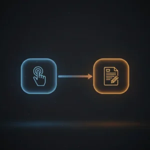 n8n workflow automating Strapi CMS post creation and update with six connected nodes for content management