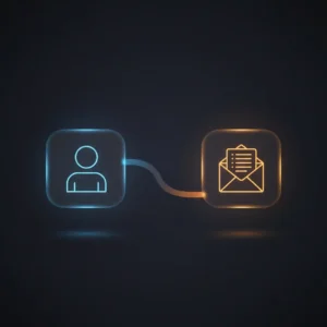 n8n workflow automating customer data retrieval, invoice generation, and sending personalized emails