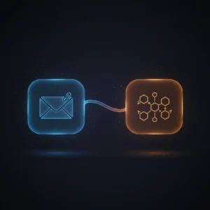 n8n workflow automating IMAP email retrieval, XML attachment parsing, and sending data to sales order API