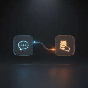 n8n workflow diagram showing GPT-4 powered chat interface for natural language PostgreSQL queries
