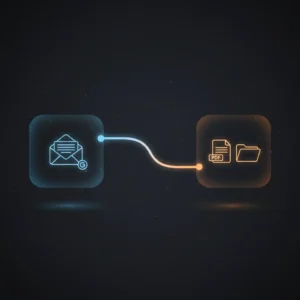 n8n workflow automating Paddle invoice email processing, PDF conversion, and Google Drive organization