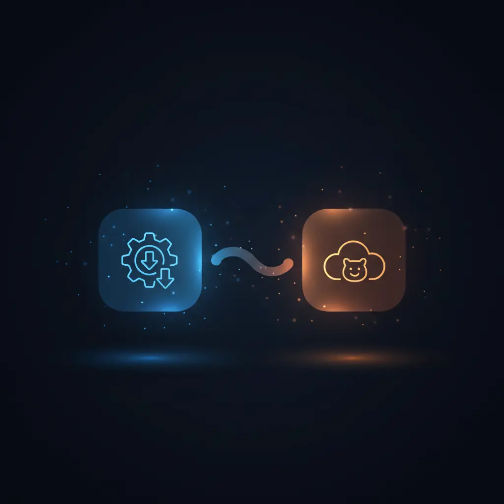 n8n workflow automating daily backup of workflows to GitHub with JSON file creation and updates