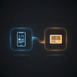 n8n workflow diagram fetching and merging product grade and fabric roll data for label generation