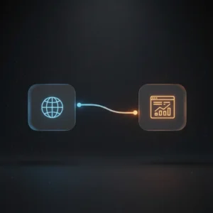 Diagram of n8n workflow with Webhook node triggering dynamic event tracking in PostHog analytics platform