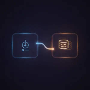 n8n workflow converting Baserow markdown video descriptions to HTML via webhook for single or all records
