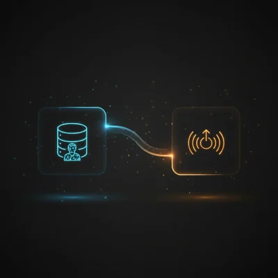 n8n workflow sending customer names from custom datastore via HTTP POST with API key authentication