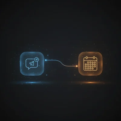 n8n workflow diagram showing Telegram chatbot integrated with Google Sheets and AI for event schedule queries