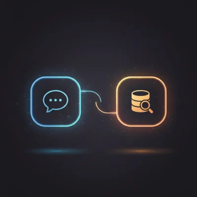 Diagram of n8n workflow extracting credentials and AI chatbot querying local SQLite database