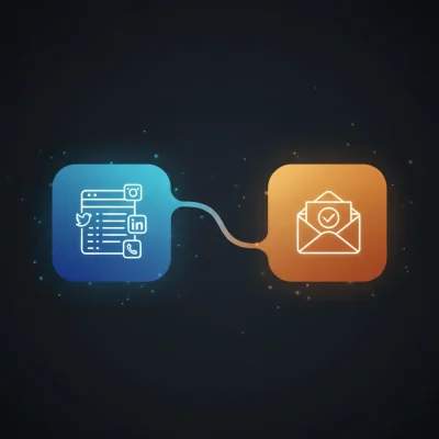 n8n workflow automating social media lead analysis and AI-generated personalized email outreach