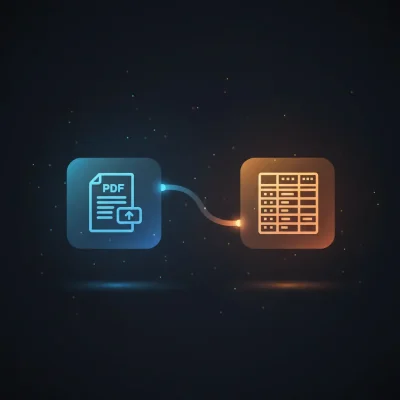 n8n workflow automating bank statement PDF conversion to markdown and deposit data extraction using Google Gemini AI