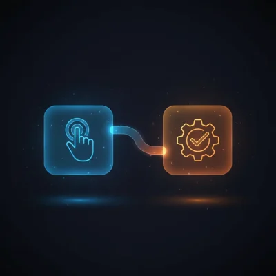 n8n workflow with manual trigger node linked to CircleCI node for on-demand CI/CD pipeline control