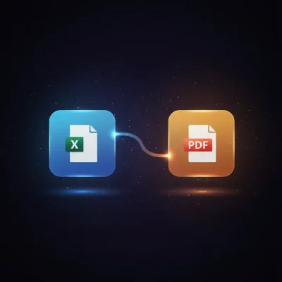 n8n workflow automating XLSX download, ConvertAPI XLSX to PDF conversion and saving PDF locally