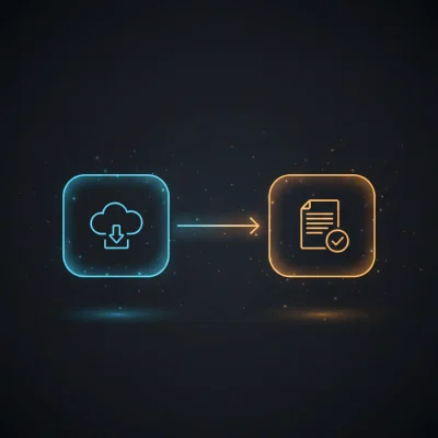 n8n workflow automating PDF download, ConvertAPI PDF to PDF/A conversion, and local file saving