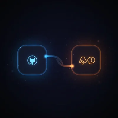 n8n workflow automating GitHub release notifications sent to Slack channel extranet-md